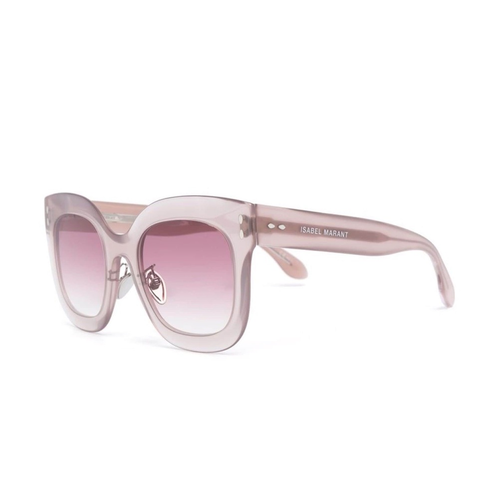 Isabel marant pink acetate gradient sunglasses